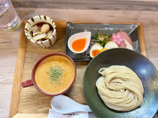 「海老とトマトの特製濃厚つけそば」@えびそば 緋彩の写真