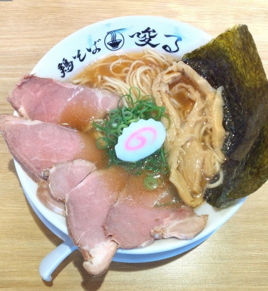 「鶏中華そば全のせ 1080円」@鶏そば 唆る 南陽通店の写真