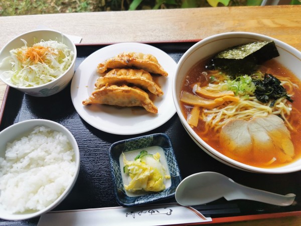 「ラーメンランチセット」@あさしな亭の写真