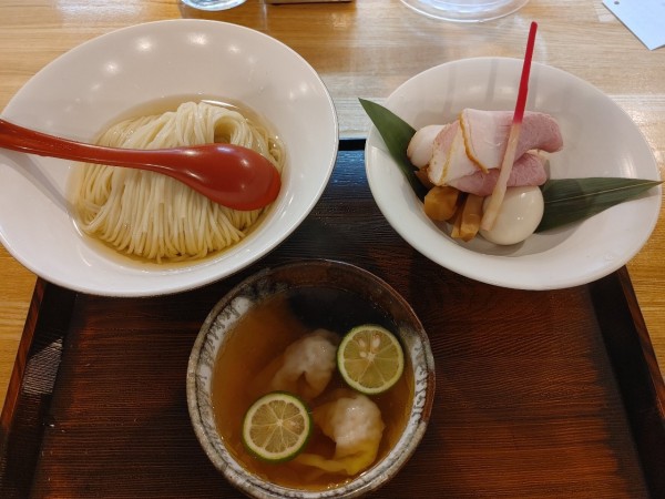 「極上白醤油つけ麺1400円」@自家製麺 くろ松の写真