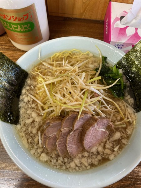 「ネギチャーシュー麺中盛り固め」@ラーメンショップ 厚木店の写真
