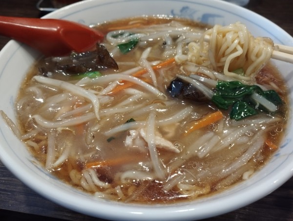 「ランチ サンマー麺(650)(通常700)」@中華屋 麗紅の写真