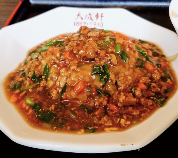 「スタミナあんかけチャーハンセット」@中華料理 大成軒の写真