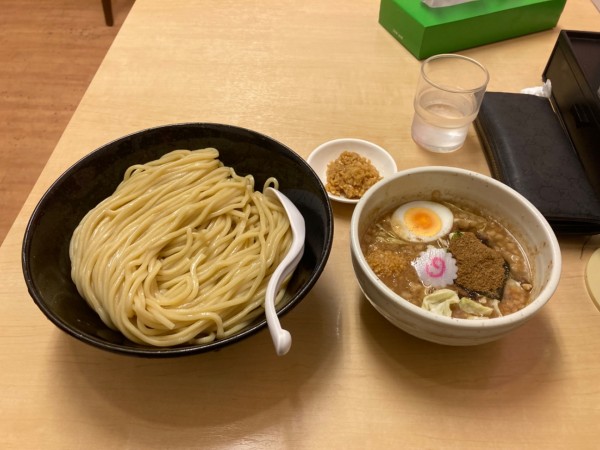 「ぶたぶた（裏）男盛り+ニンニク1150円」@中華そば・特製もりそば 満帆 伊勢崎店の写真