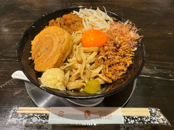 「まぜそば300g」@豚のオオモリ製作所の写真