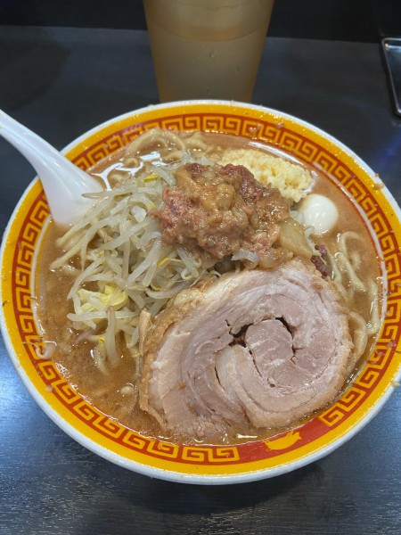 「小ラーメン少なめ、ニンニク」@えどもんどの写真