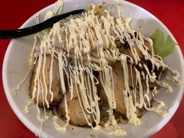 「七郎まぜそば 大 マヨネーズ」@まぜそば 七の写真