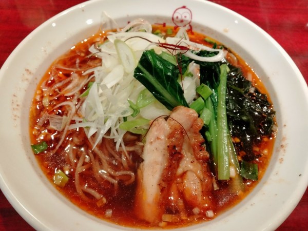 「すっぱ辛い酸ラーメン」@麺ダイニング ととこの写真