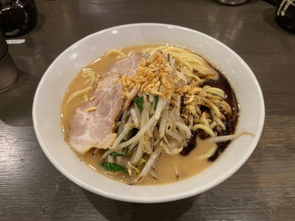 「黒味噌ラーメン(大盛り無料)」@花木流味噌 日吉店の写真