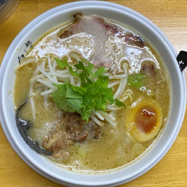 「特製えびそば（麺少なめ）¥1,050」@麺屋 白神の写真