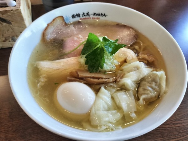 「毛蟹出汁毛蟹ワンタンメン🦀1500円」@六花 -Rokka-の写真