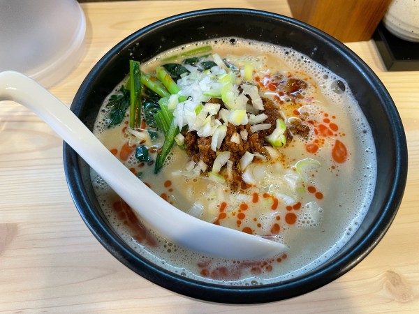 「白湯坦々麺　大　980」@らーめん鶏の一の写真