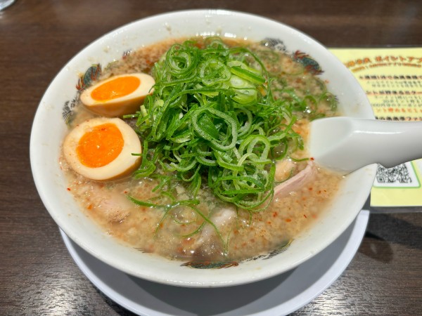 「味玉ラーメン」@来来亭 金沢小坂店の写真
