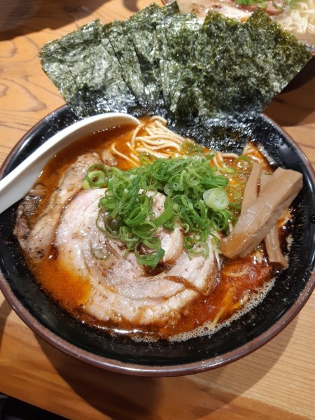 「中華そば(辛め)海苔増し増し」@中華蕎麦 ひら井の写真