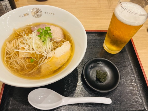「だし麺(塩)」@だし麺屋ナミノアヤ 上尾店の写真