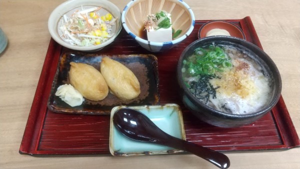 「半そば定食900円」@吾妻そばの写真