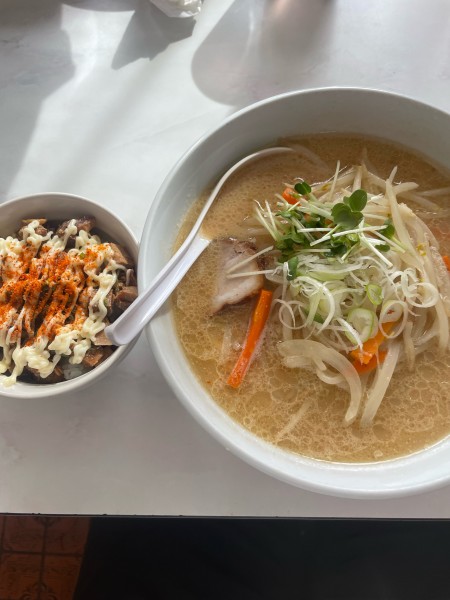 「味噌ラーメンチャーシュー丼」@ラーメン爺の写真