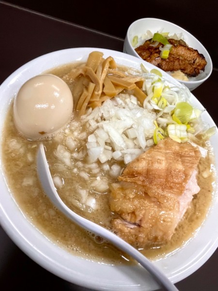 「【限定】豚骨アゴ煮干ラーメン」@ラーメン一心の写真