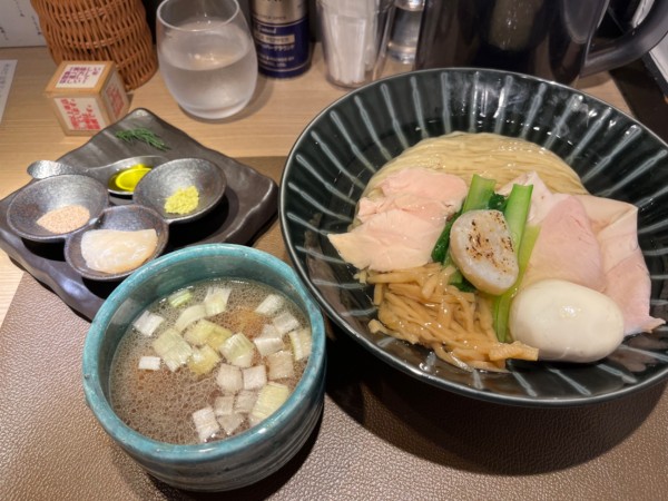 「特製帆立の昆布水つけ麺 黒（大）」@Tokyo Style Noodle ほたて日和の写真