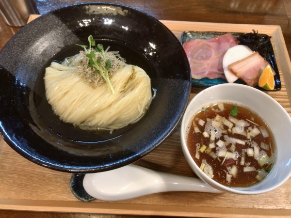「煮干昆布水つけ麺」@CLAM＆BONITO貝節麺RAIKの写真