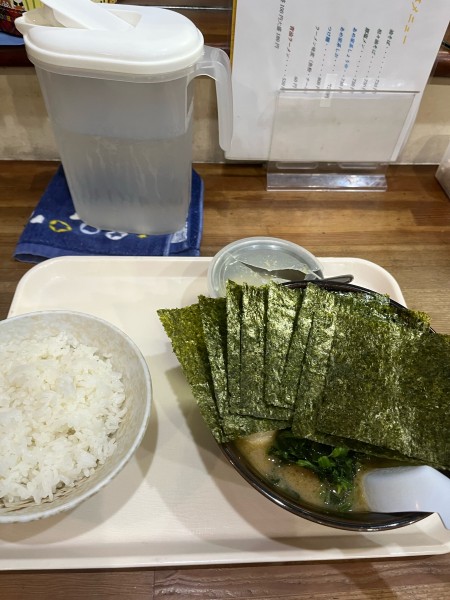「あめ家系醤油、海苔増し」@あめ家食堂の写真