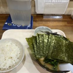 あめ家系醤油、海苔増し