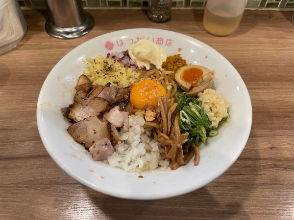 「まぜそば」@はつがい商店の写真