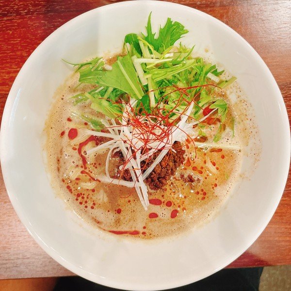 「汁あり担々麺」@鰹が昇るまでの写真