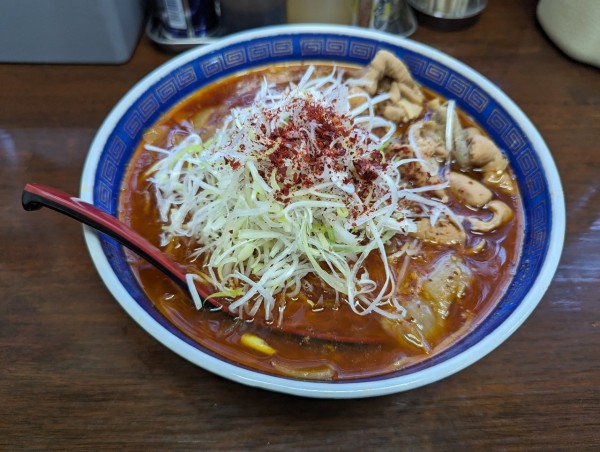 「ホルモン担々麺」@江ざわの写真