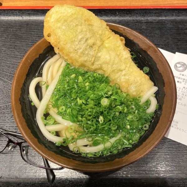 「ねぎ盛りうどん（小）」@本場さぬきうどん 親父の製麺所 上野店の写真