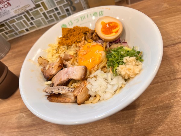 「【限定】まぜそば」@はつがい商店の写真