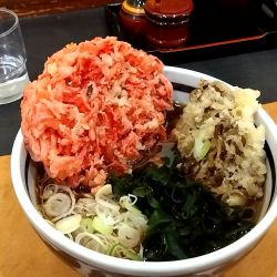 天･天そば（６５０円）