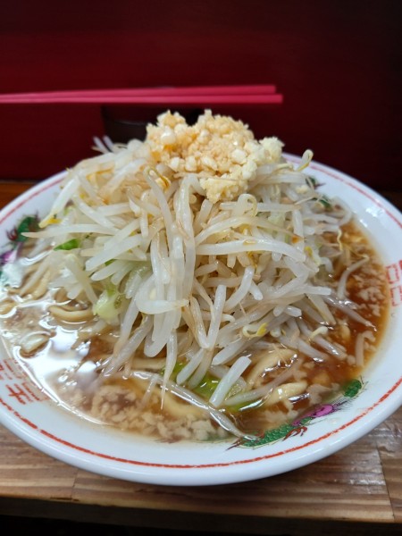 「ラーメン  野菜  ニンニク  カラメ」@ザ・ラーメンスモールアックスの写真