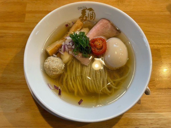 「塩そば(¥1,000) 煮卵(¥150)」@二代目ガチ麺道場の写真