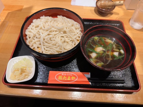 「肉ネギつけ汁うどん（並盛・300g）720円」@熊たまやの写真