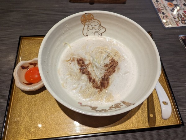 「泡系ぽたーじゅラーメン　フロマージュ系」@麺匠 大阪ラーメン しおじん 鳳店の写真