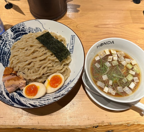 「つけ麺醤油　上　麺400」@本田麺業 神田西口駅前店の写真
