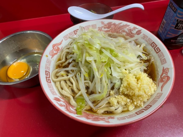 「麺半分豚1枚」@ラーメン二郎 越谷店の写真
