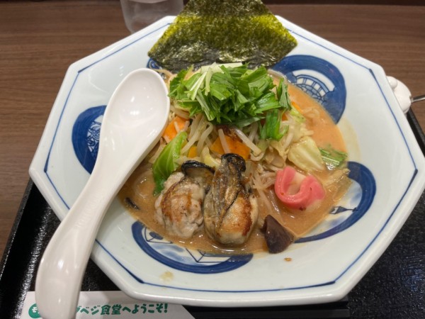 「かきちゃんぽん」@長崎ちゃんぽん リンガーハット 五反田東口店の写真