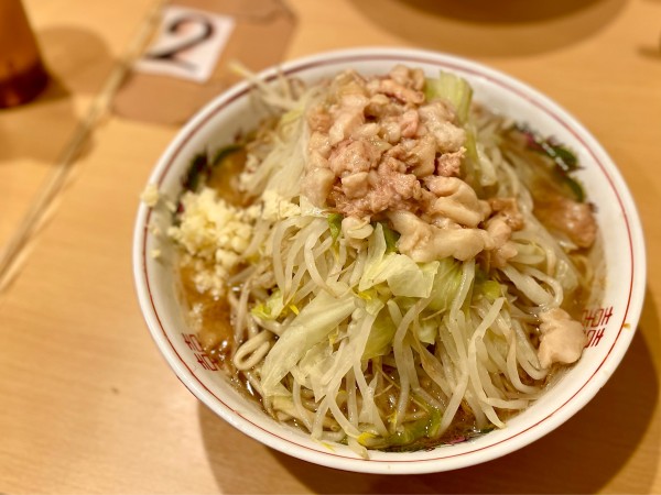 「大豚ラーメン ヤサイ/アブラ/ニンニク」@ラーメン二郎 前橋千代田町店の写真