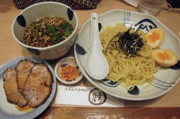 「ちゃーしゅうざるらーめん　1,200円＋縁たま　150円」@与ろゐ屋の写真