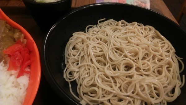 「カレーセット 650円」@匠そばの写真