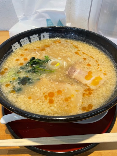 「白の味噌ラーメン」@伊藤商店 足利店の写真