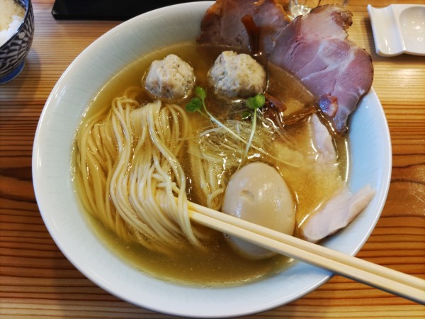 「特製塩そば·味玉·ダイブ飯」@塩そば時空の写真