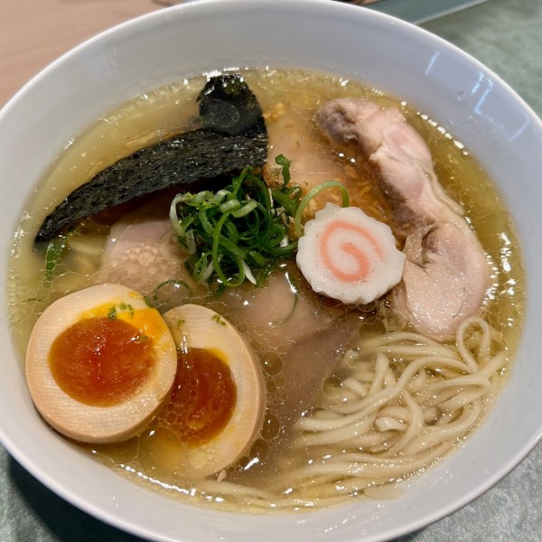 「上塩らぁ麺」@らぁ麺 花萌葱の写真