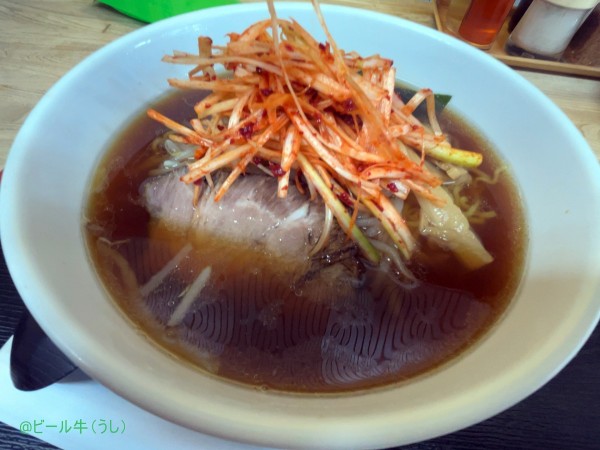 「ねぎラーメン(750円)」@ラーメンショップオオマノ めんくらぶの写真