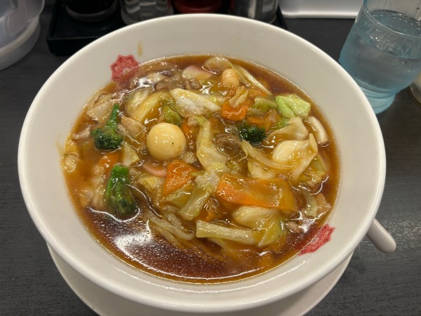 「五目あんかけラーメン」@日高屋 JR橋本駅店の写真