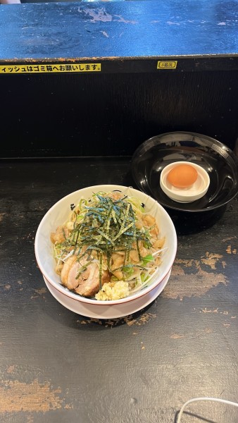 「アブラ麺」@とんこつラーメン男盛の写真
