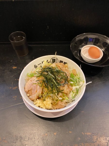 「アブラ麺（小）」@とんこつラーメン男盛の写真