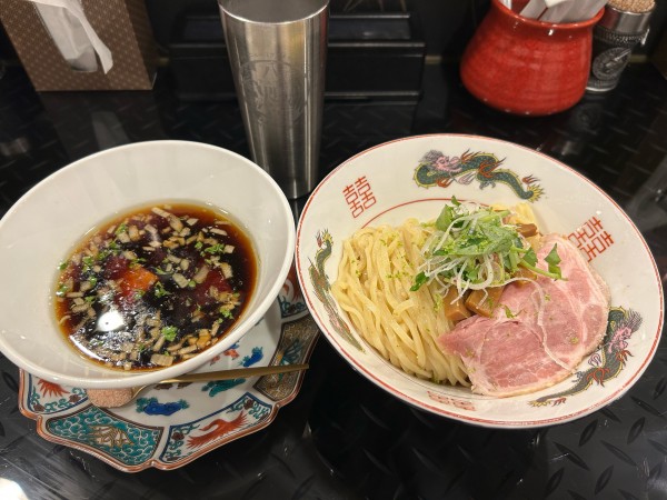 「醤油noodle+つけ麺変更」@トーキョーニューミクスチャーヌードル 八咫烏 CHIKARABOの写真